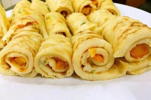 梦见卷饼里边有鸡蛋
