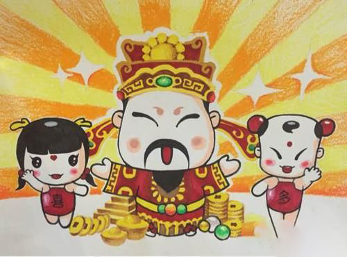 梦见迎财神