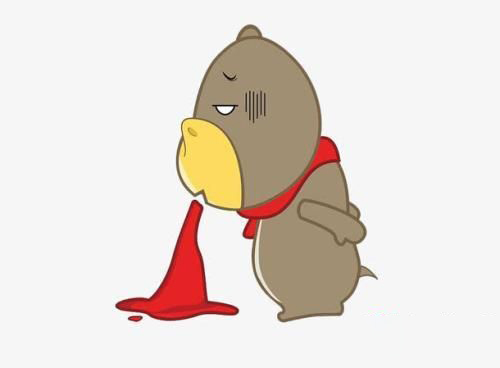 梦到自己呕血