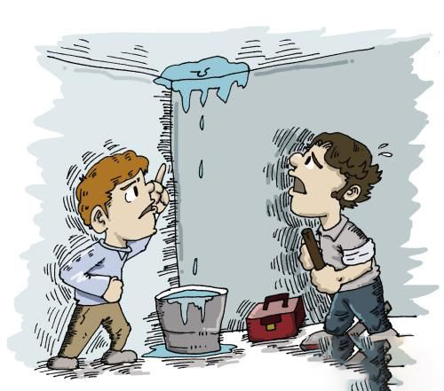 梦见下雨房屋漏水