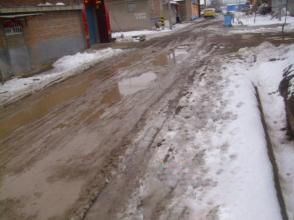 梦见在泥泞的道路上行走