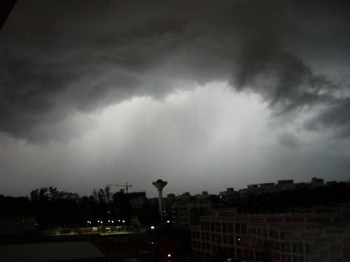 梦见暴风雨来了