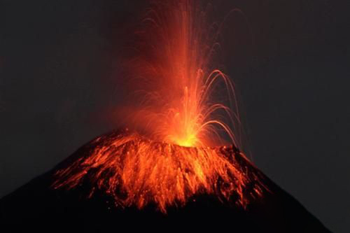 梦到火山喷发