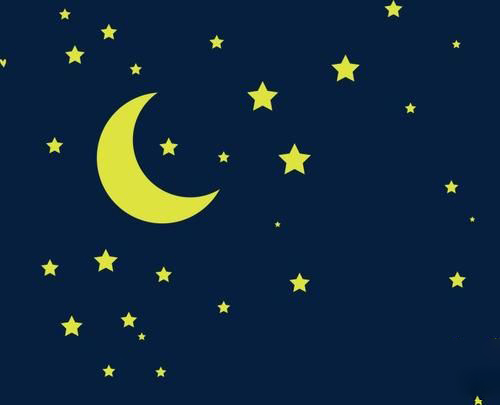 梦见无月亮的夜空