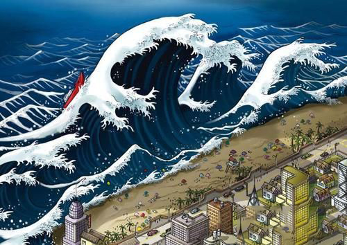 梦见海啸逃生