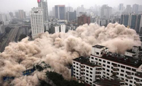 梦见楼房爆破