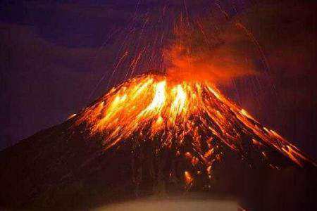 梦到火山暴发