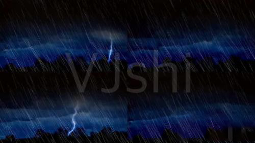梦见雷雨交加