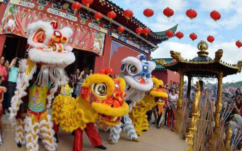 梦见寺庙舞狮