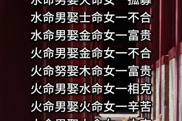 夫妻水命与火命相配是否合适
