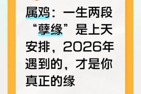 2026年属鸡人的命中良缘是谁
