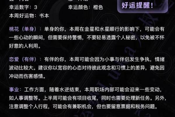 七月白羊座运程解析