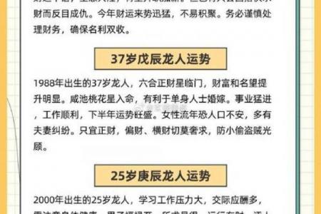 属龙者桃花年份解析
