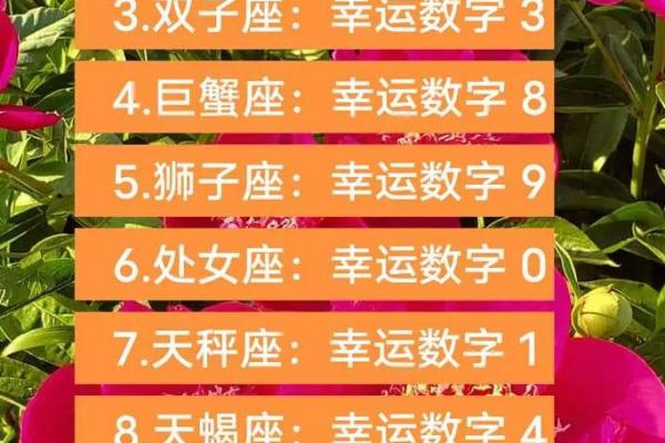 白羊座今日幸运色与幸运数字