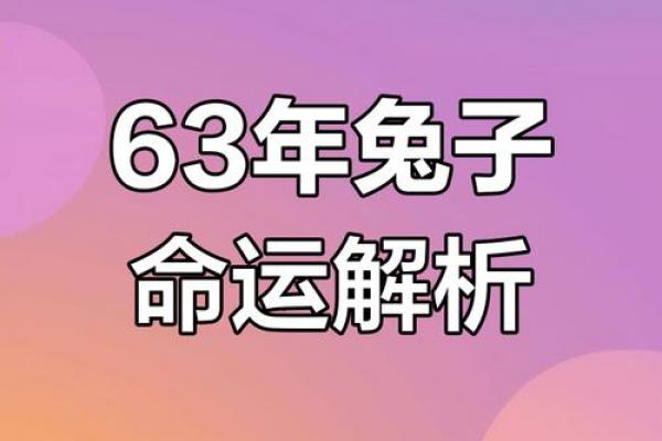 63年属兔男性命中注定的终身羁绊对象