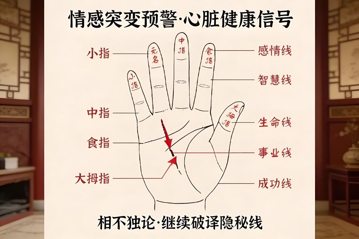 手相感情线