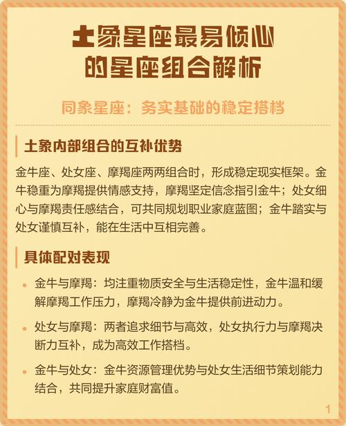 土象星座配对指南 金牛处女摩羯和谁最合