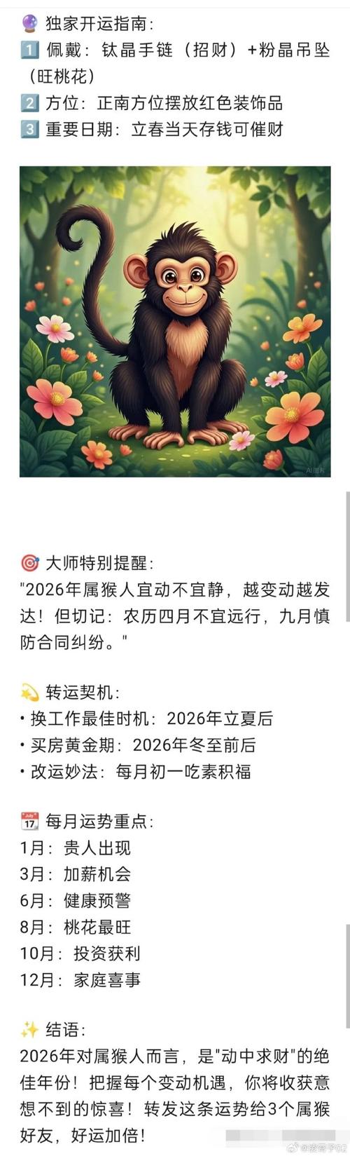 属猴人2026年运势 火克金如何化险为夷
