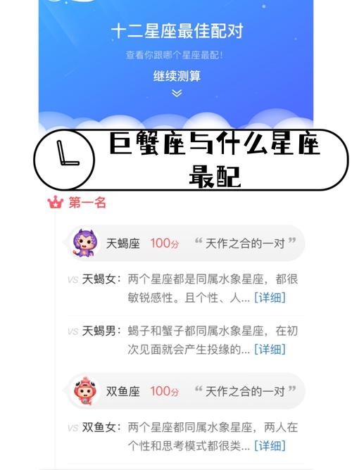 天蝎座巨蟹座配对指数_天蝎座和巨蟹座配对_天蝎座巨蟹座感情建议