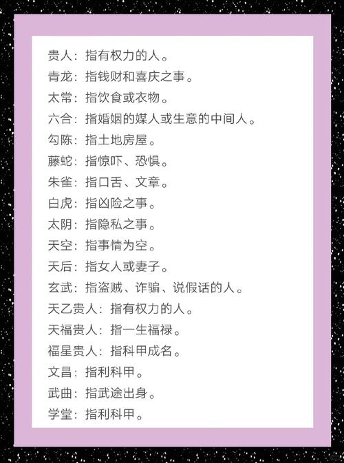 八字吉神凶煞详解_十二生肖吉神凶煞对照表_八字测算吉神凶煞