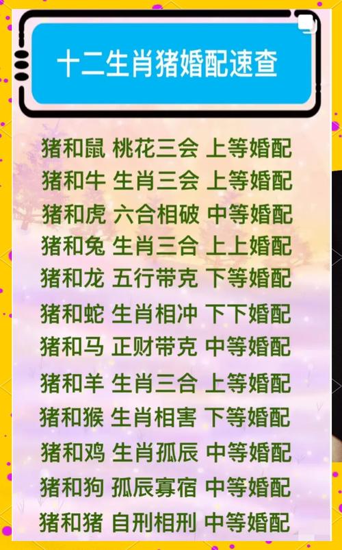 2026年属猪的真爱是谁_2026年属猪真爱运势_属猪最佳婚配生肖分析