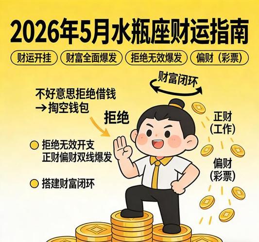 水瓶座花钱两极分化？2026财运与金钱观解析