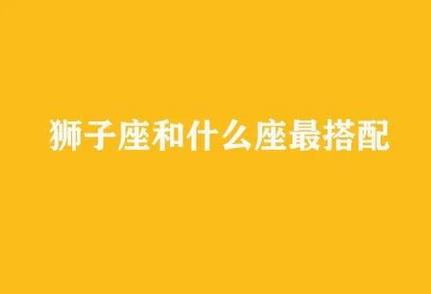 狮子座配对最佳星座_狮子座与星座配对_狮子座最合拍的星座
