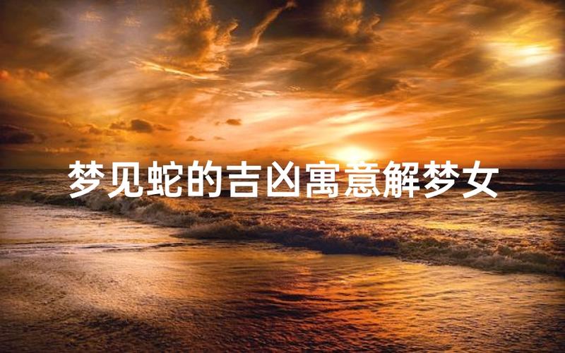 女人梦见蛇的吉凶暗示_女人晚上梦见蛇是什么意思_女人梦见蛇的含义