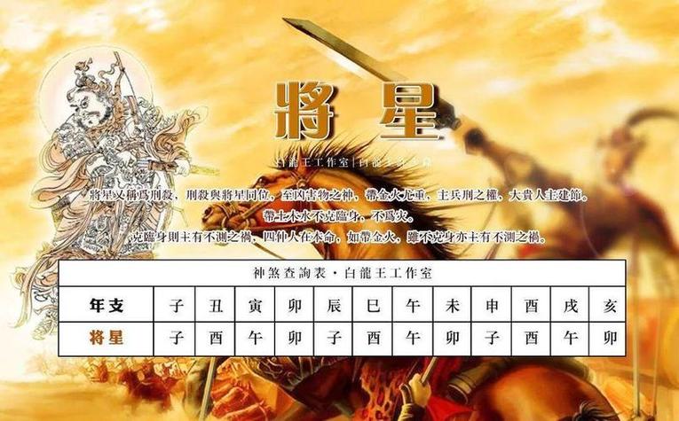 将星在八字中的位置_八字中什么叫将星_八字将星详解