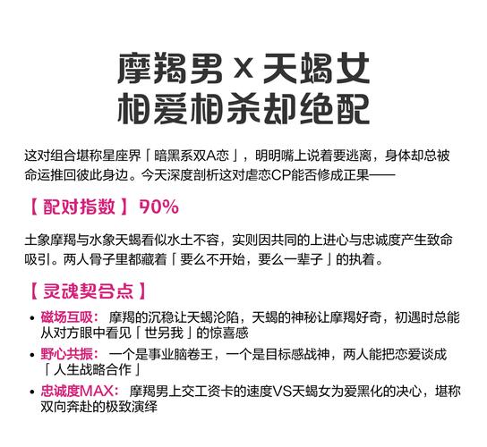 摩羯天蝎性格吸引原因_摩羯座和天蝎座的配对指数是多少_摩羯座天蝎座配对指数