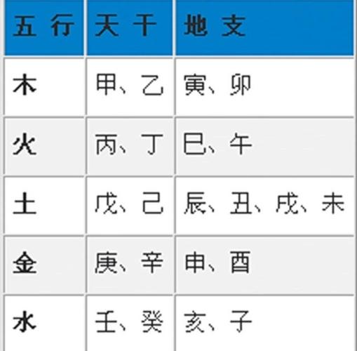十二地支五行属性速查表，一学就会的命理基础