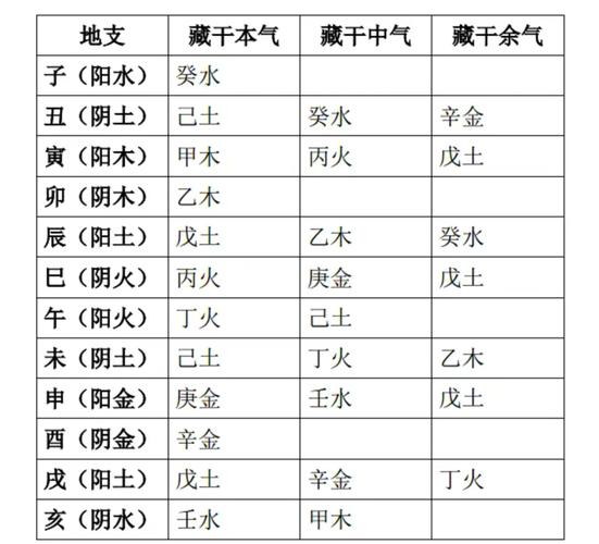 八字本气中气余气详解_八字本气中气余气详解_本气中气余气分别代表什么