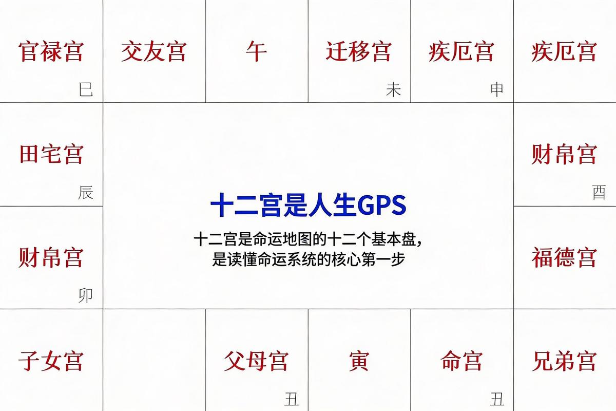 紫微斗数十二宫_紫微斗数十二宫代表意义_紫微斗数十二宫详解