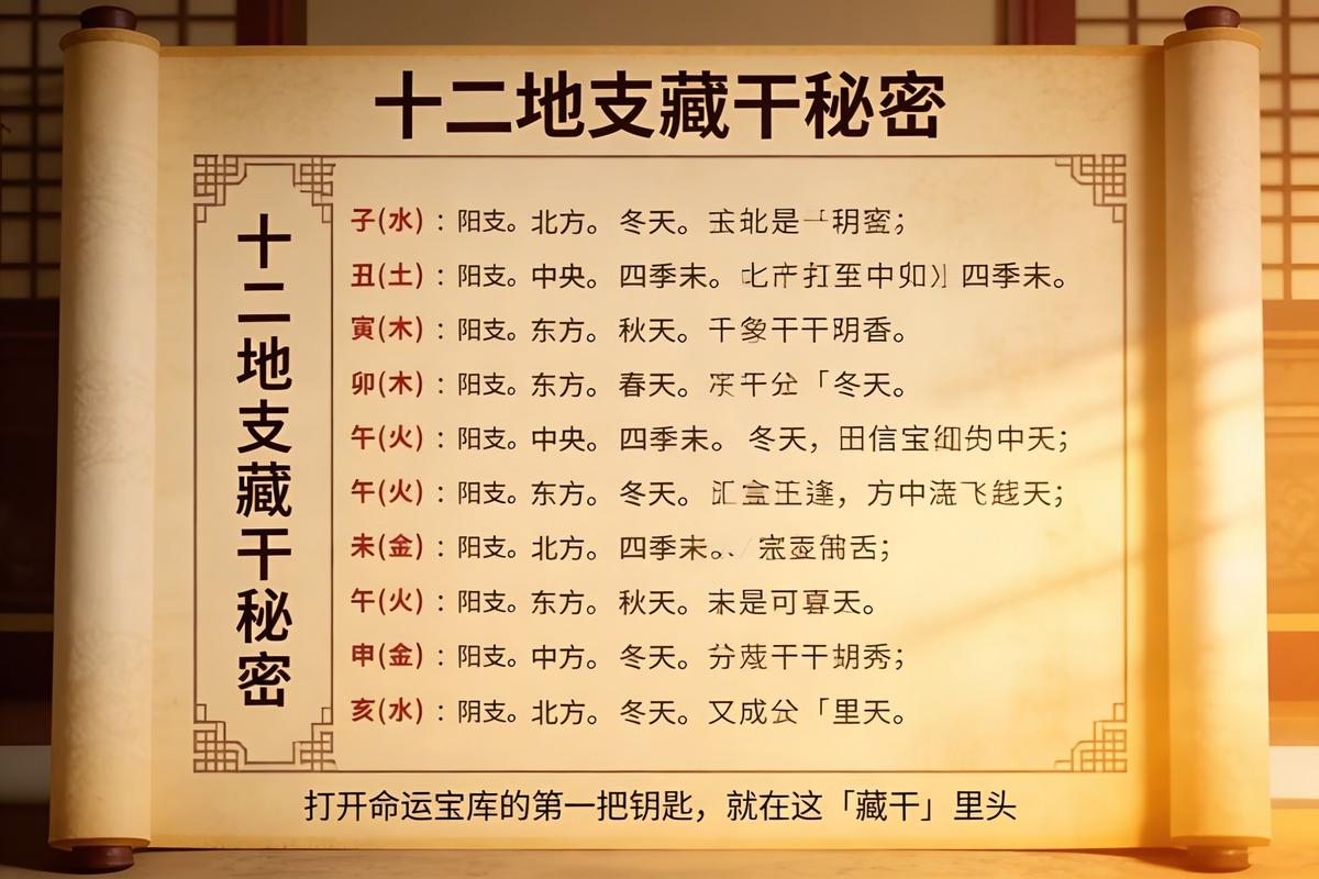 八字如何看藏干