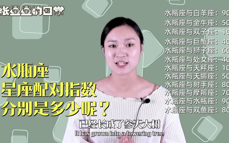 水瓶座和什么座最配对指数高