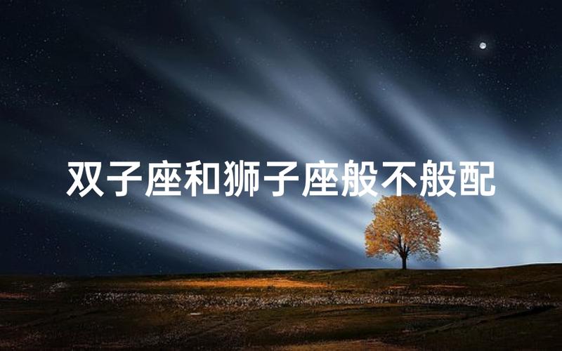 狮子座和双子座的匹配程度