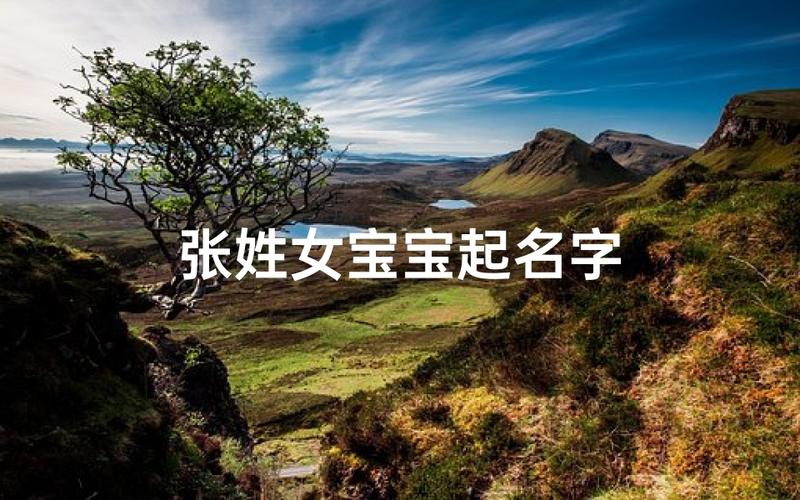 张姓女宝宝取名，2021年这样选